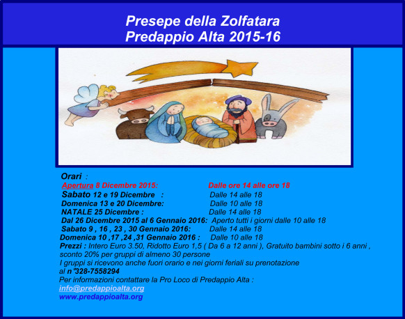 Presepe della Zolfatara 2015-2016